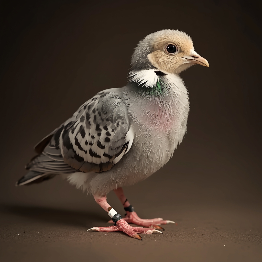 Mladi golub i pravilno vreme za obeležavanje